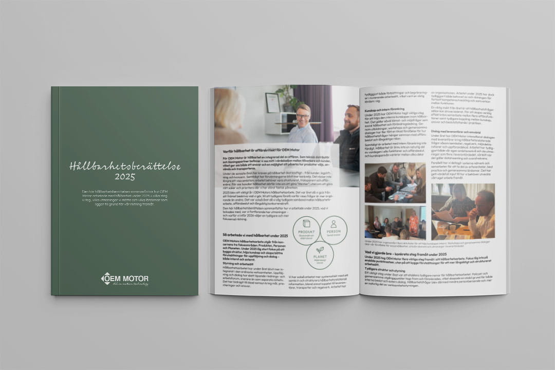 Hållbarhetsberättelse OEM Motor 2025