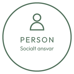 Hållbarhet person ikon