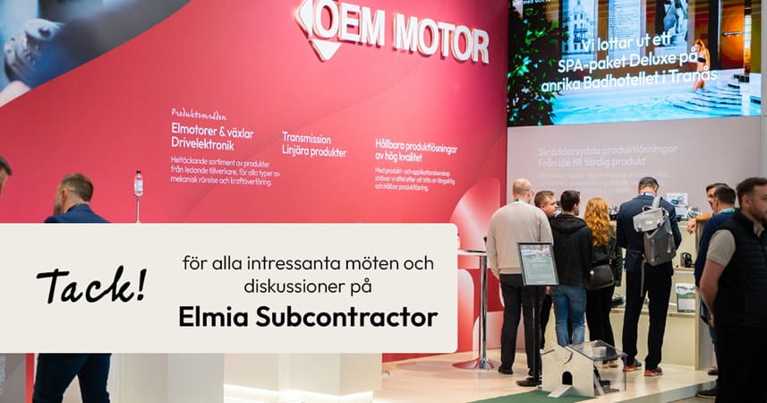 Tack för Elmia Subcontractor 2025