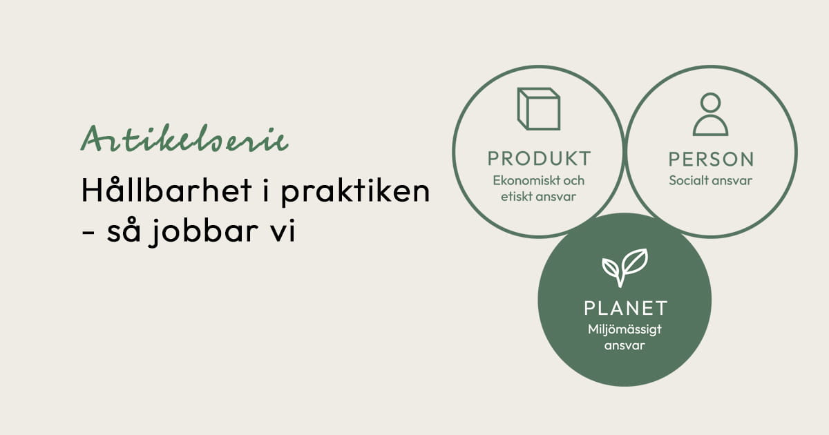 Hållbarhet i praktiken del 3 - Planeten