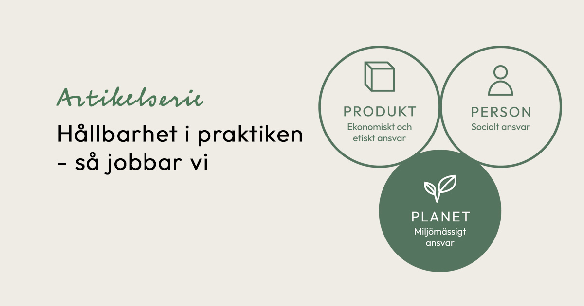 Hållbarhet i praktiken del 3 - Planeten