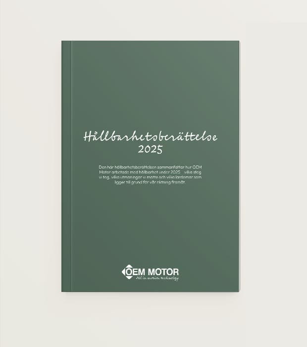 OEM Motor hållbarhetsberättelse 2025