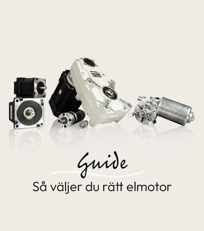 Välj rätt elmotor för din applikation