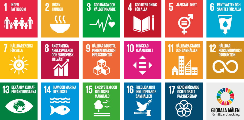 Globala målen för hållbar utvecklilng