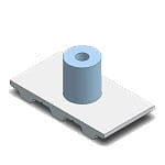 Cylinderformad medbringare