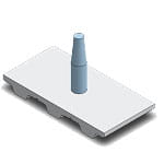 Cylinderformad medbringare från Gates