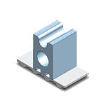 U-formad medbringare med hål