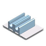 U-formad medbringare dubbel