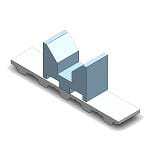 V-formad medbringare backleg