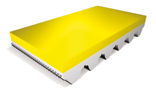 Kuggrem beläggning skum HD® Yellow