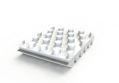 Kuggrem beläggning PVC Large Pebbles Structure
