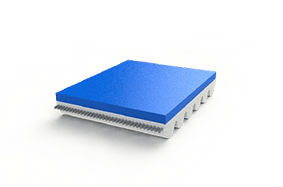 Kuggrem beläggning PVC Blue
