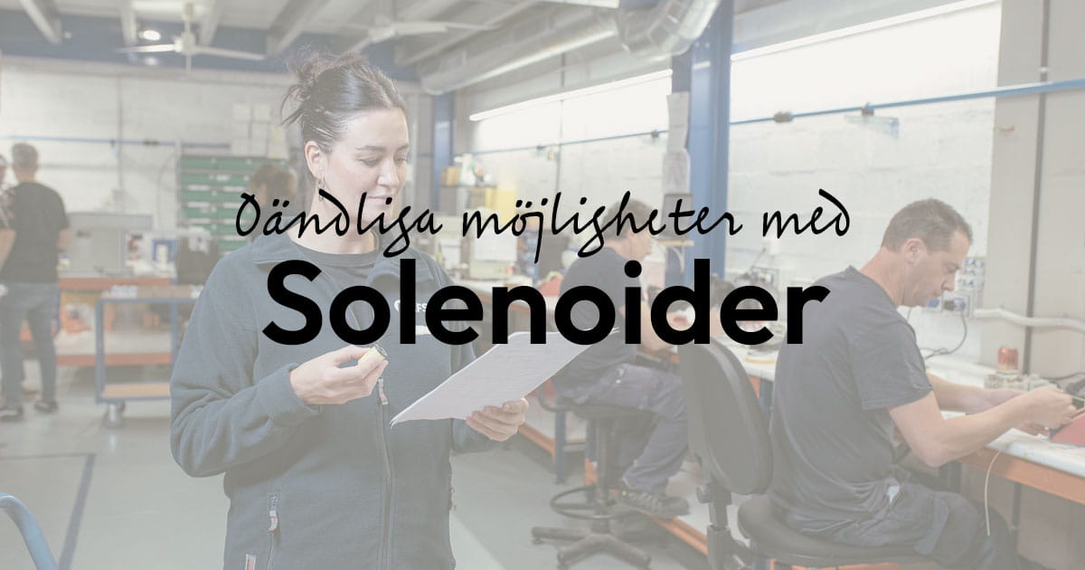 Solenoider från Nafsa för olika branscher