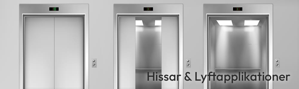 Användningsområde solenoider hissar