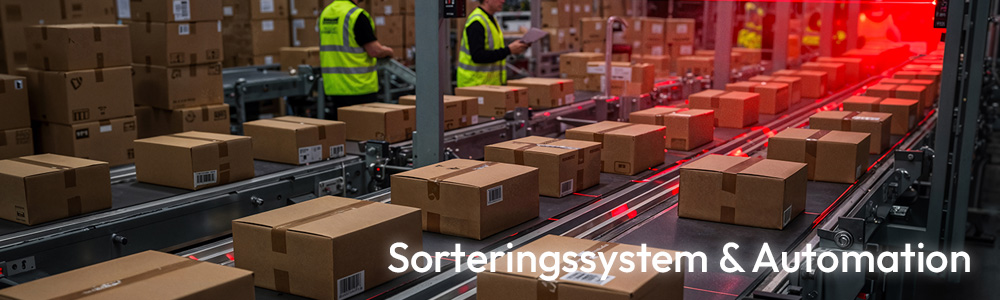 Användningsområde solenoider sorteringssystem