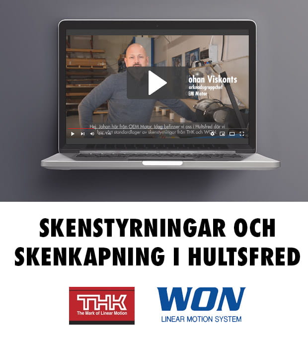 skenstyrningar skenkapning THK WON