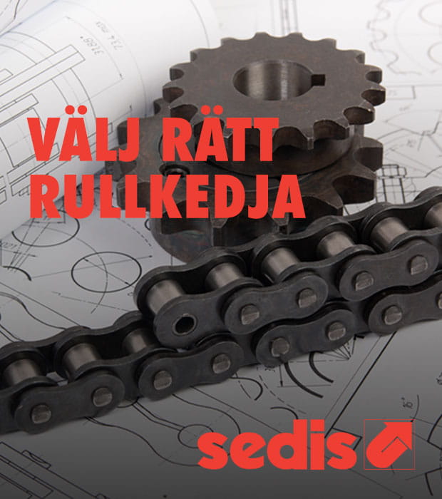 valj ratt rullkedja sedis