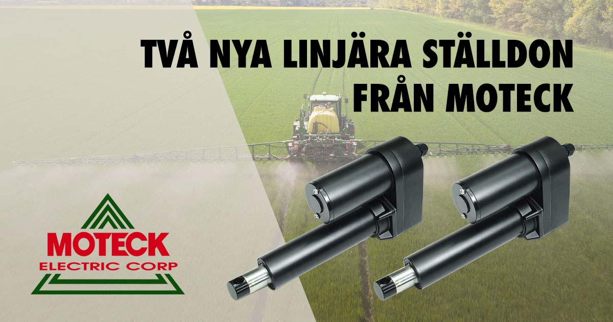 Linjära ställdon från Moteck
