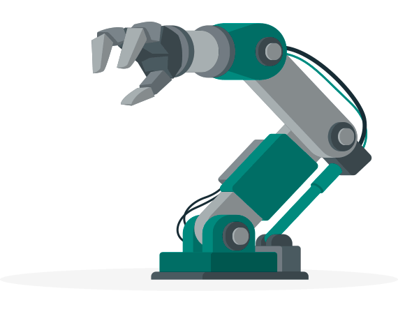 Robotarm fulling frameless motor