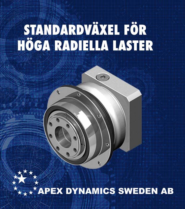 Planetväxel apex radiella laster