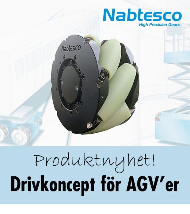 Drivkoncept Nabtesco AGV