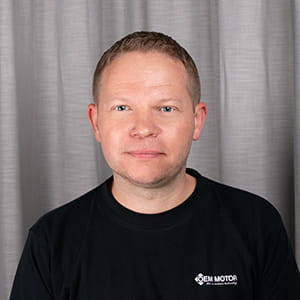 Andreas Friberg Applikationsingenjör OEM Motor
