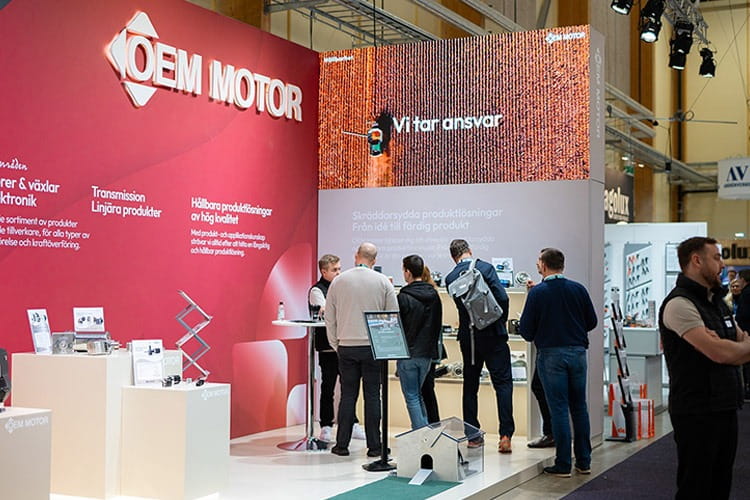 Elmia subcontractor mässmonter med kunder