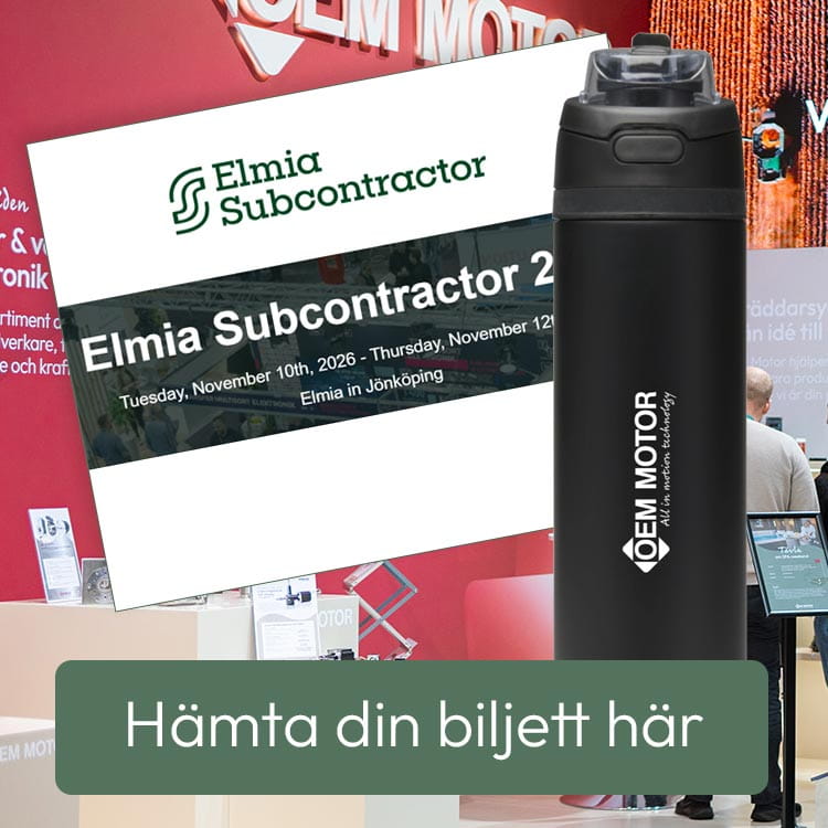 Hämta din biljett till Elmia Subcontractor 