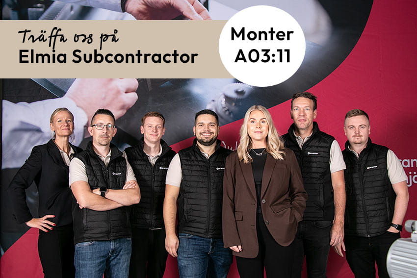 Träffa oss på Elmia Subcontractor 2025