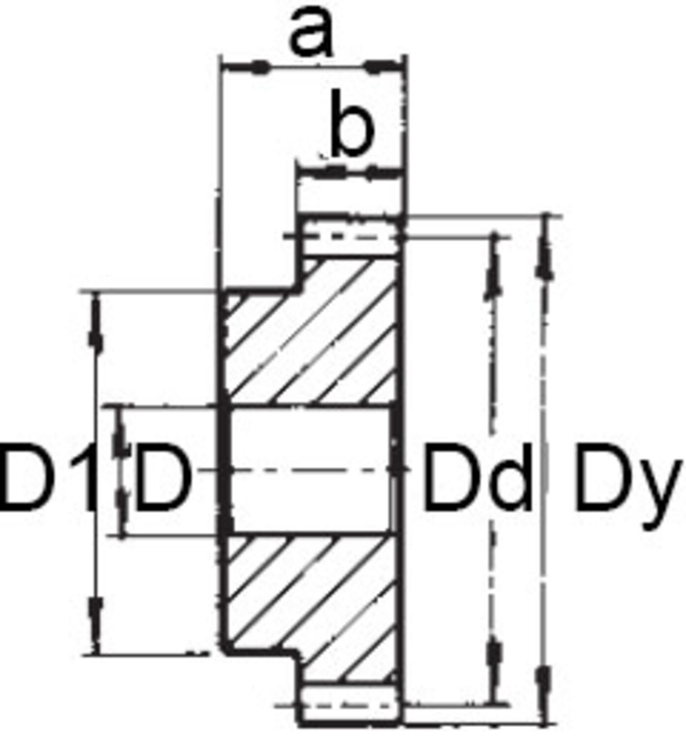 Cylindriska kugghjul med nav OEM Motor