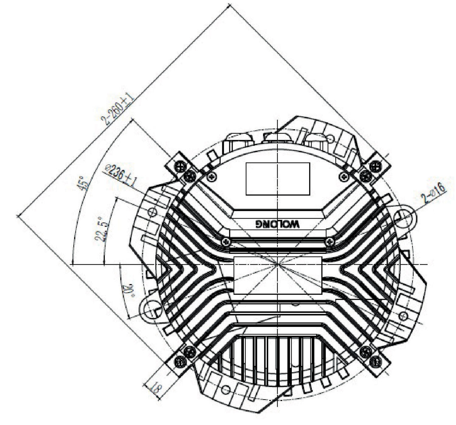 EC-motor ATB EC132 back
