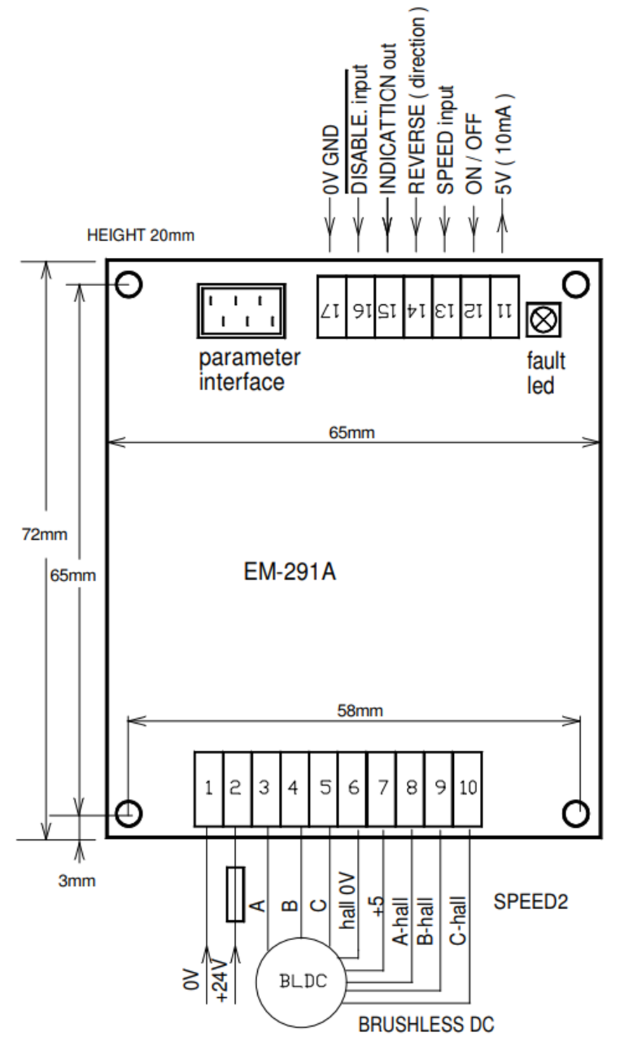 Electromen EM291 drawing