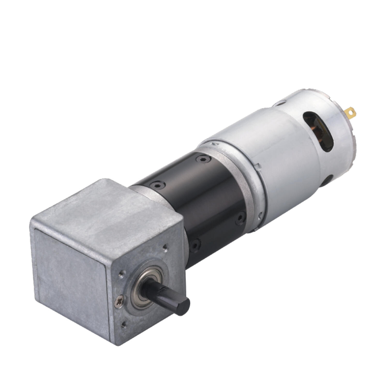 Elmotor DC-motor med vinkelväxel