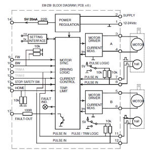 EM-239 motorstyrning Electromen diagram