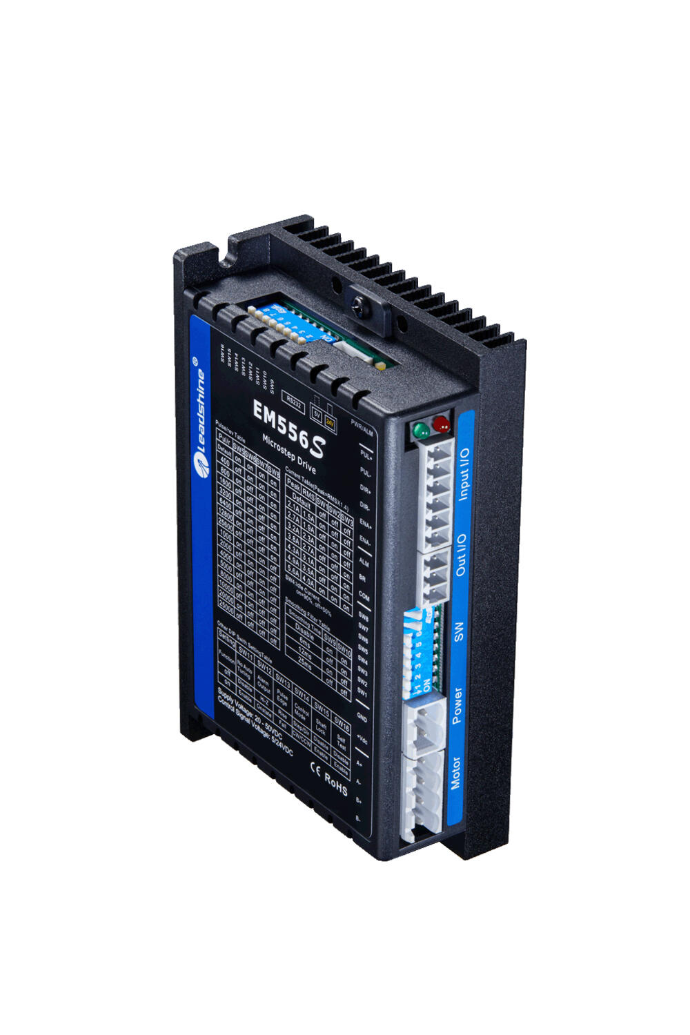 EM556S Stegmotordrivning