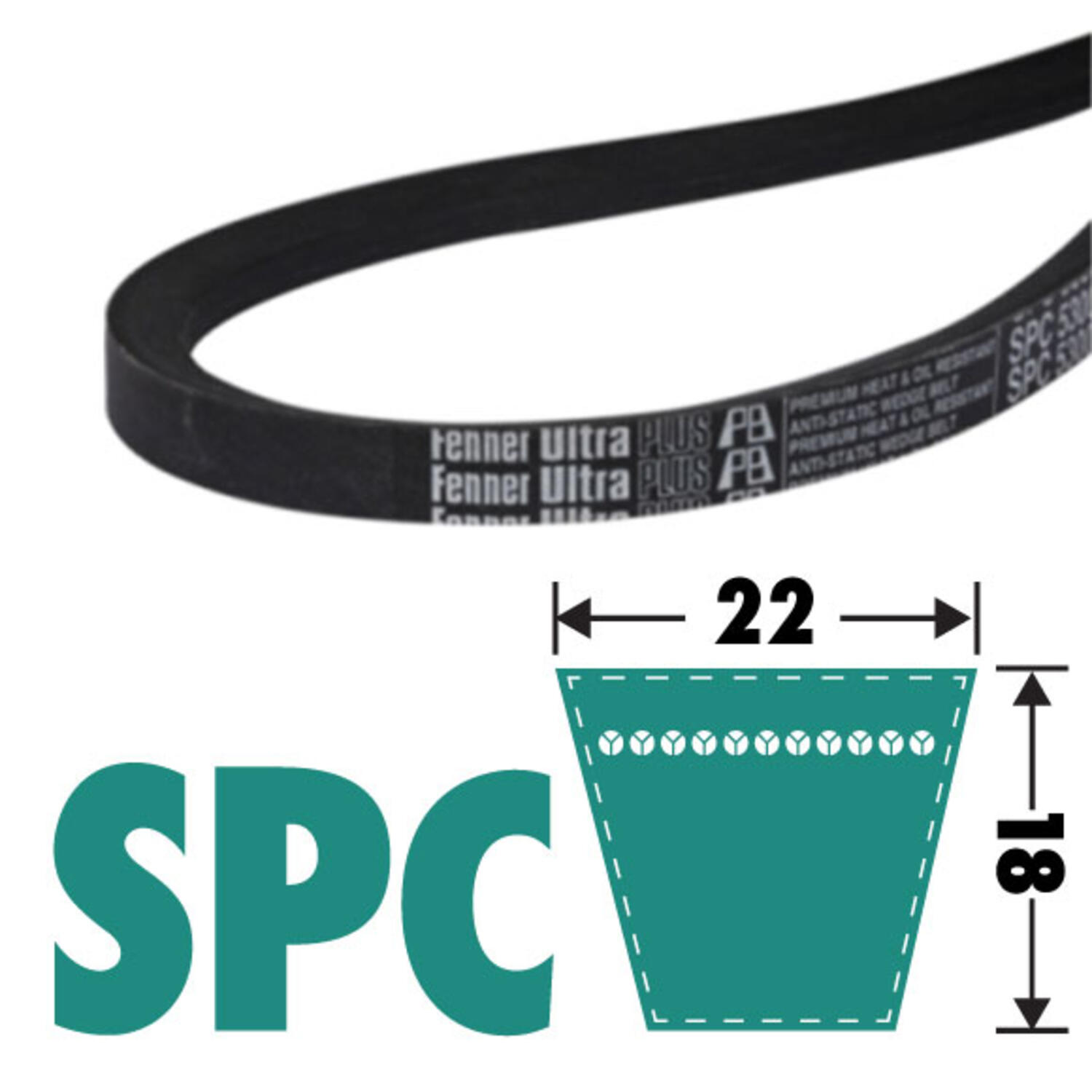 Fenner SPC-profil smalkilrem
