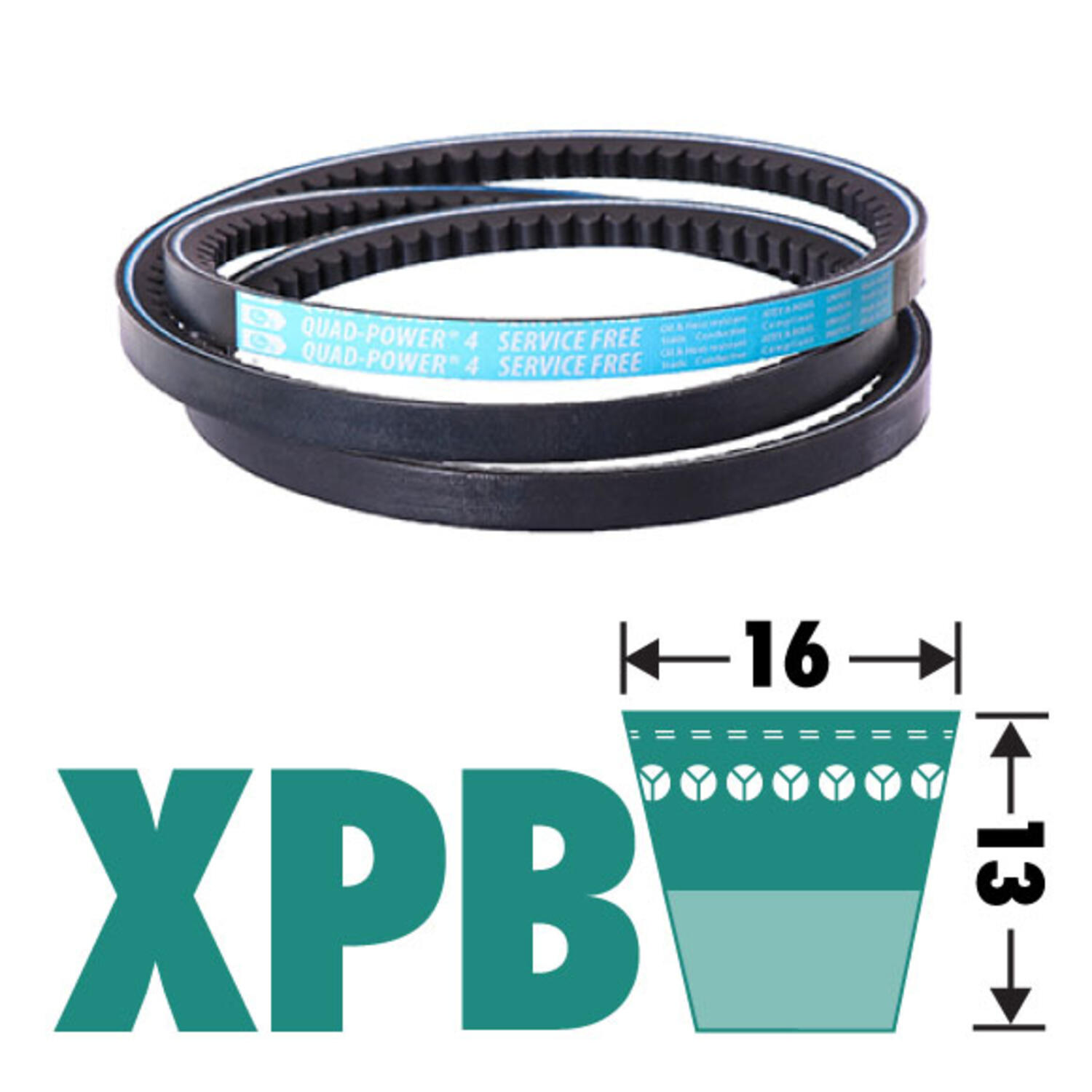 Gates XPB-profil tandad kilrem