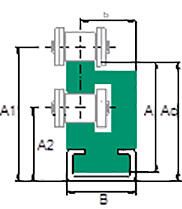 Glidlist Combi kedjor A-R-profil