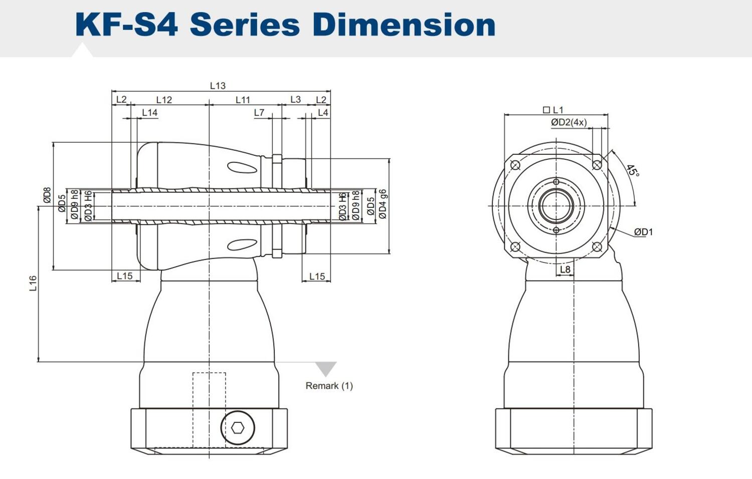 KF-S4-Technical dimensions