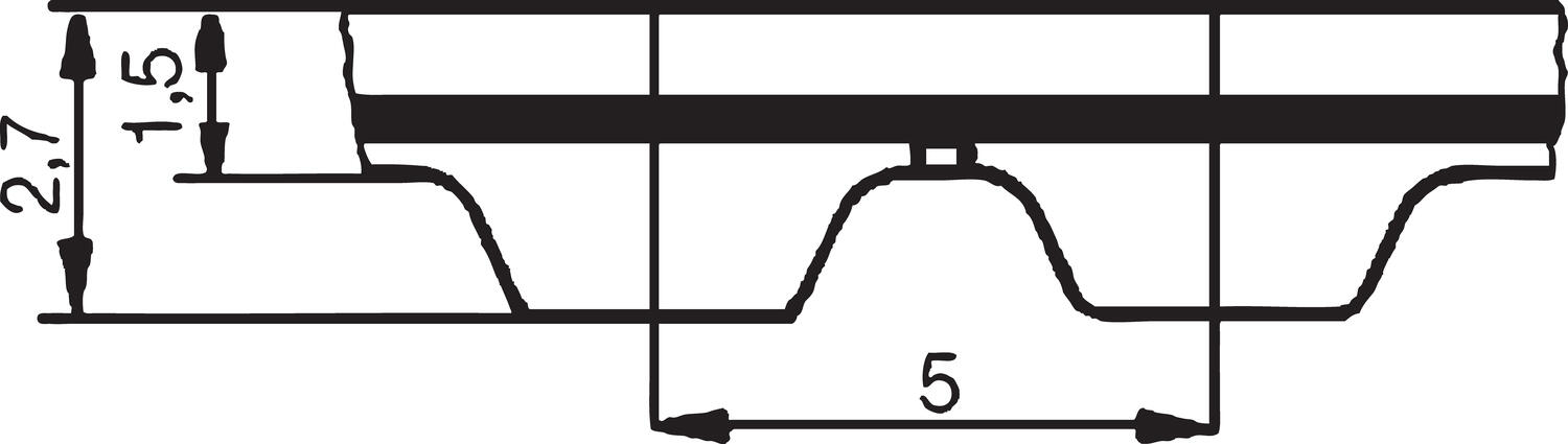 Kuggrem OEM Motor ritning SECA AT 5 poly