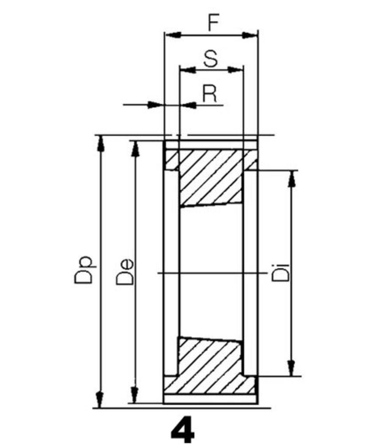 Kuggremshjul HTD bussning 8 m OEM Motor
