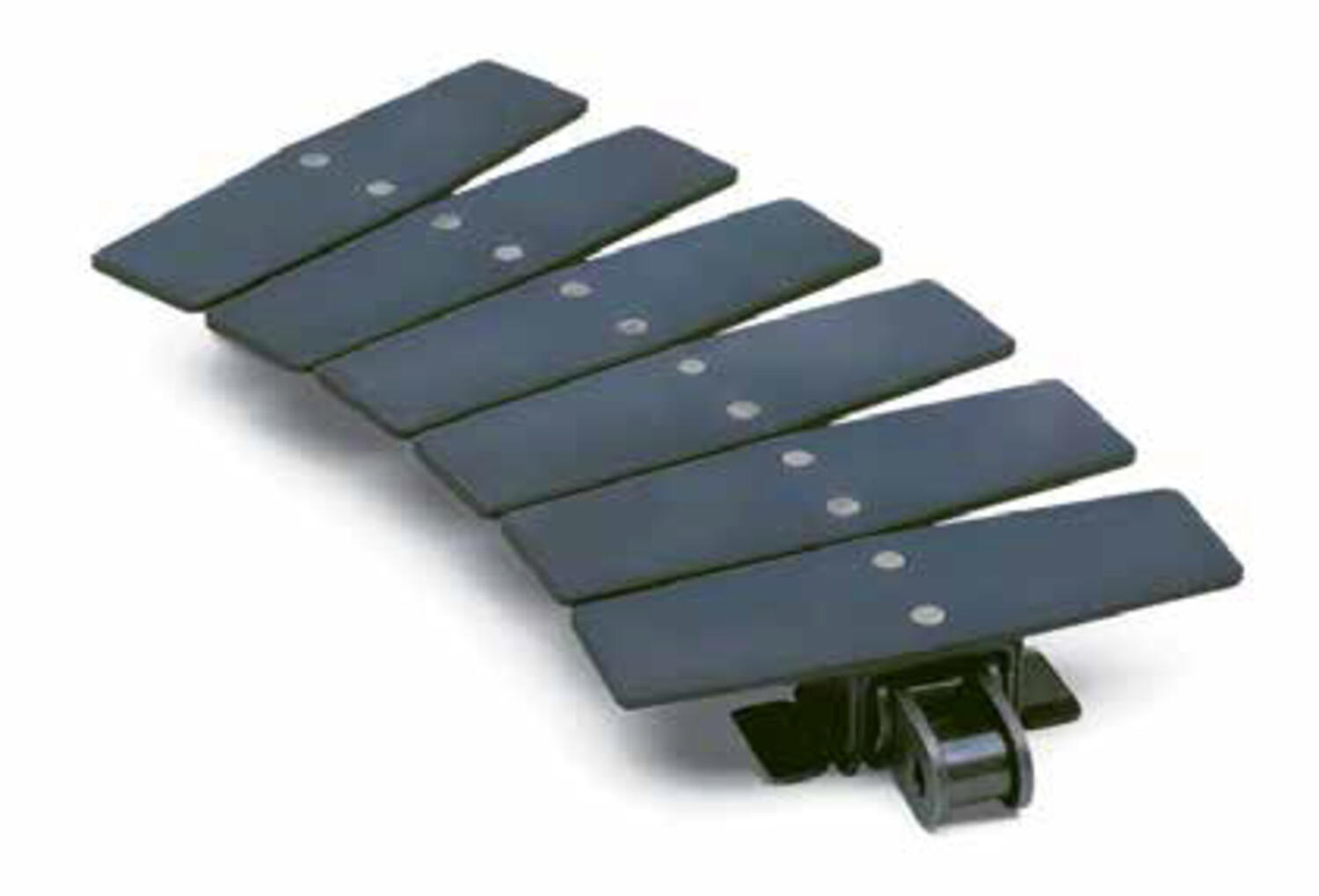 Kurvgående bandkedja på rullkedja Magris