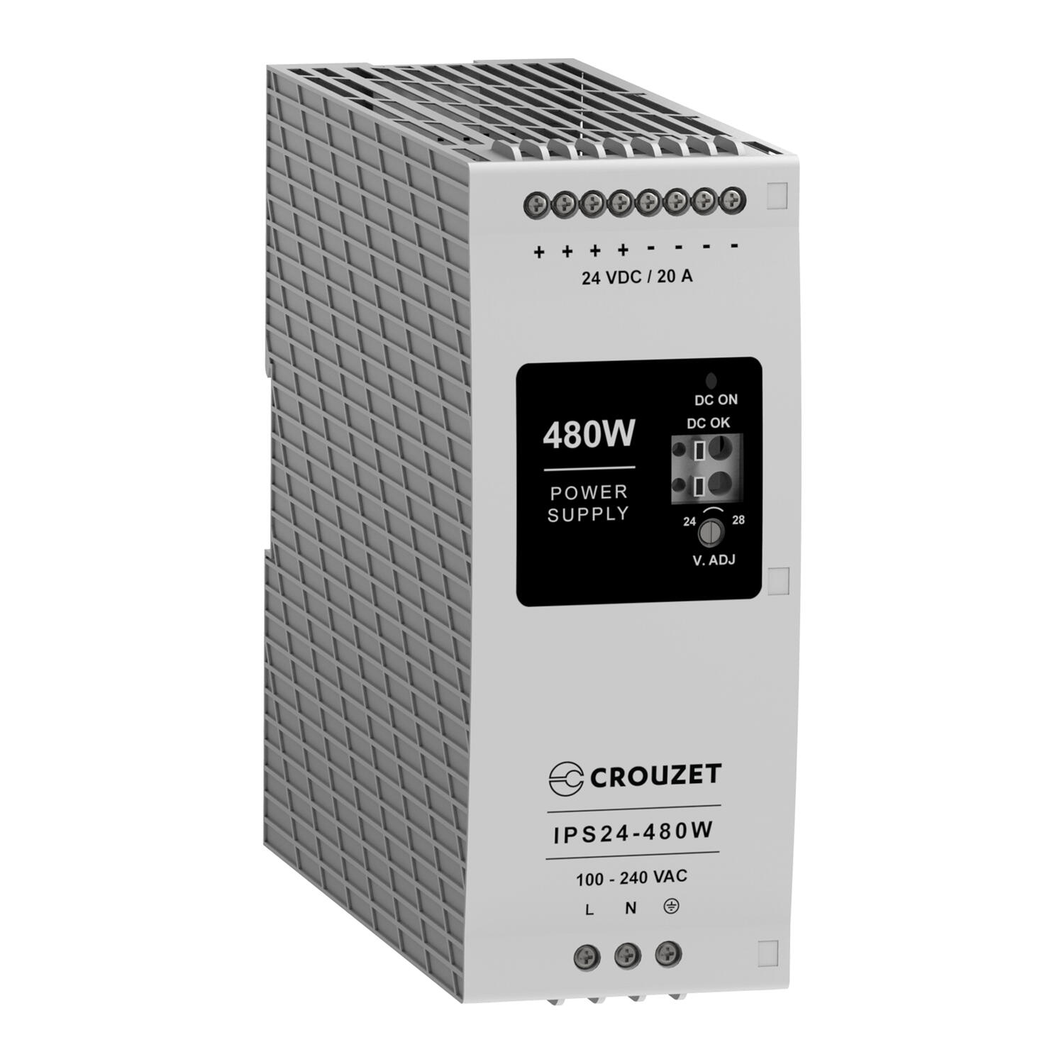 spänningsaggregat 24VDC 20A