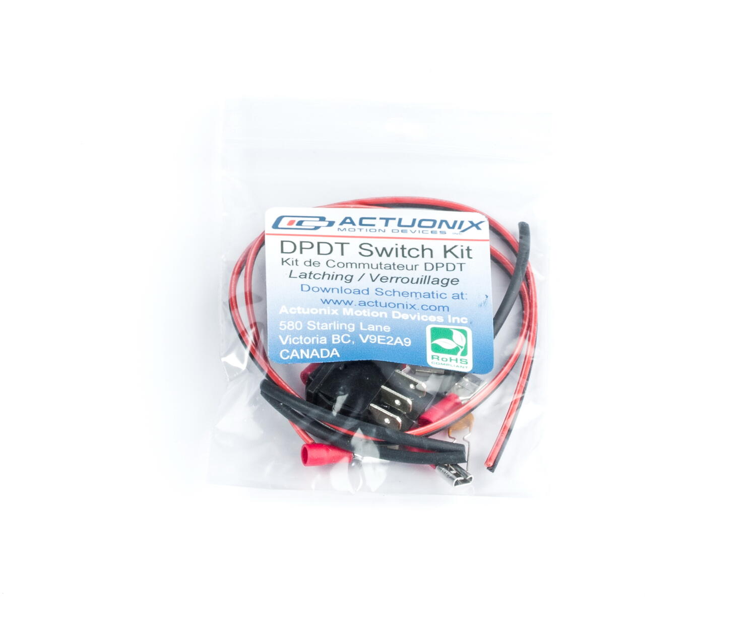 Ställdon Actuonix låsande switch kit