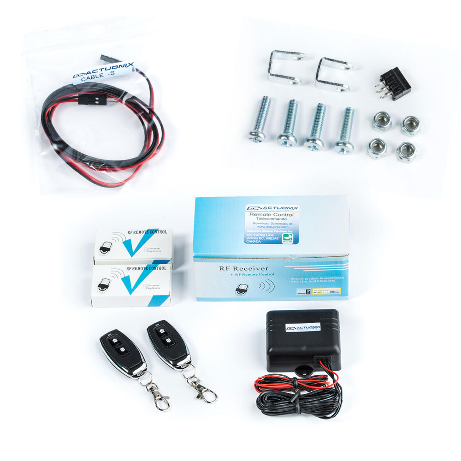 Ställdon miniatyr Actuonix tillbehör