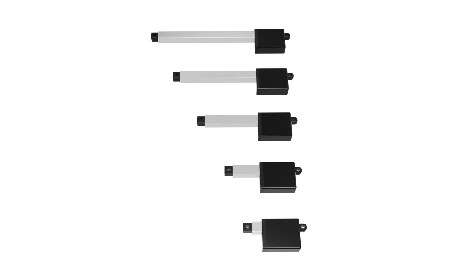 Ställdon P8 Actuonix gruppbild