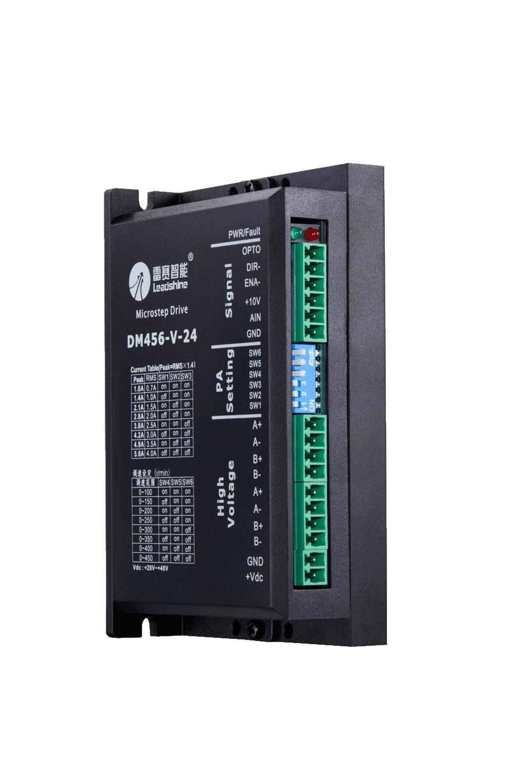 Stegmotorstyrning DM456