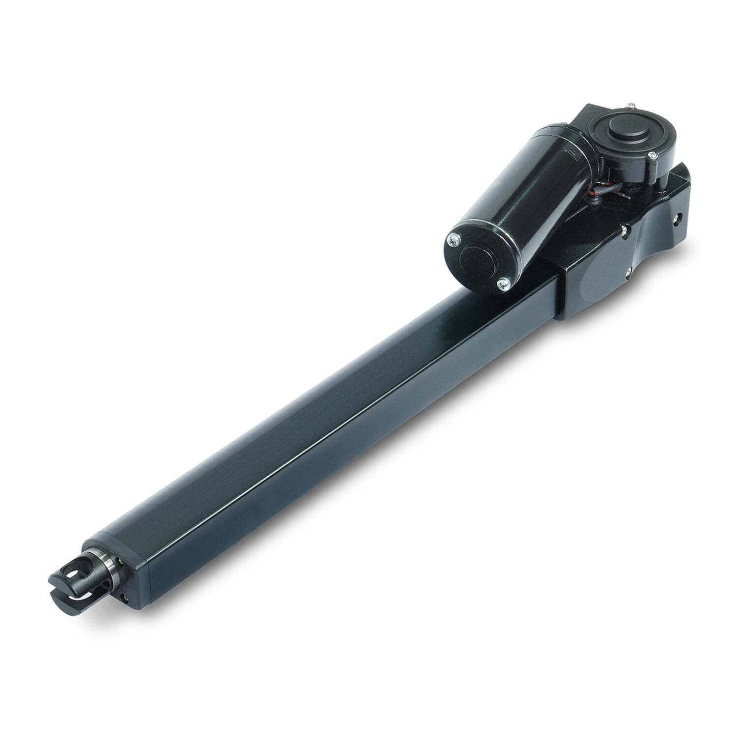 Svart linjärt ställdon MD50 Moteck