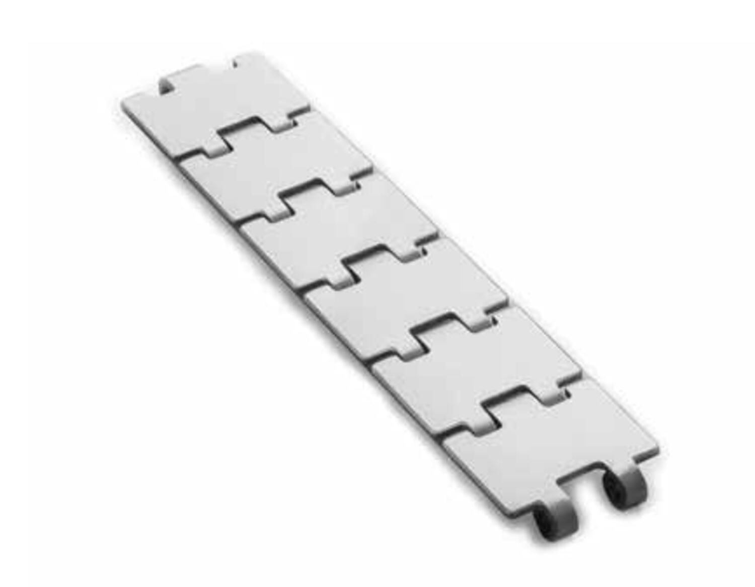 Vit rakgående bandkedja K197 Magris